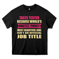 Black taste tester funniest isn't a jobtitle Heavy Core Tee - artisFamous