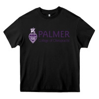 Black Palmer College of Chiropractic Heavy Core Tee - artisFamous