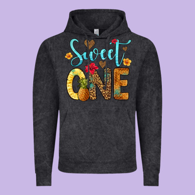 Sweet One Pineapple Vintage Hoodie Designed By Artiststas