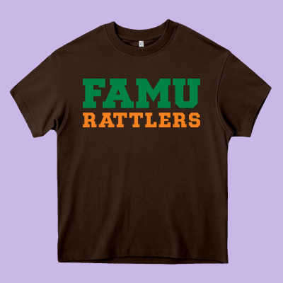 Famu Rattlers Heavy Core Tee Designed By Artisfamous
