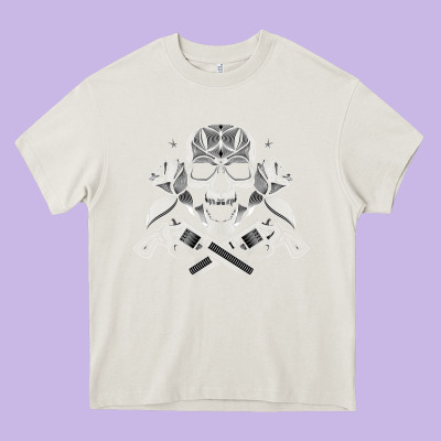 Guns & Roses 7 Heavy Core Tee Designed By Artisfamous