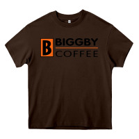 Chocolate Brown biggby coffee Heavy Core Tee - artisFamous