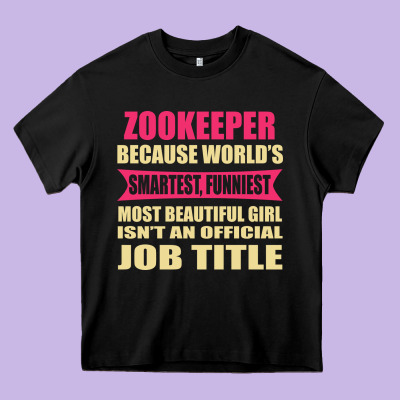 Zookeeper Funniest Isn't A Jobtitle Heavy Core Tee Designed By Artisfamous