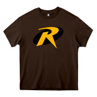 Chocolate Brown Robin Heavy Core Tee - artisFamous