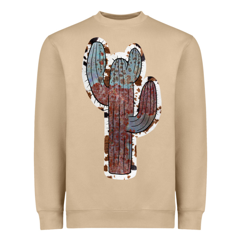 Cowhide Old Cactus Heavyweight Sweatshirt by RanaPortraitStore | Teevron