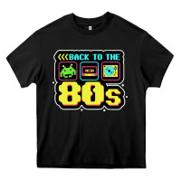 Black BACK TO THE 80S Heavy Core Tee - artisFamous