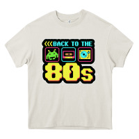 Cream BACK TO THE 80S Heavy Core Tee - artisFamous