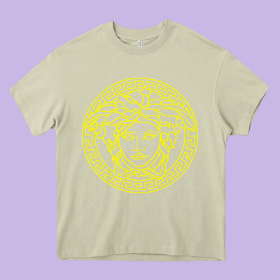 Vintage  Medusa Heavy Core Tee Designed By Artisfamous