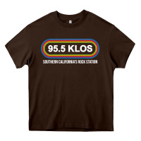 Chocolate Brown klos classic Heavy Core Tee - artisFamous