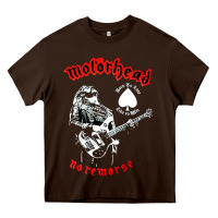 Chocolate Brown lemmy vocal Heavy Core Tee - artisFamous