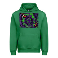 Emerald halloween witch hat backgraund Urban Hoodie - RanaPortraitStore