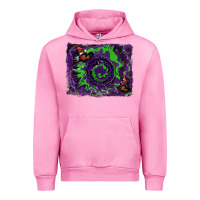 Fuchsia Pink halloween witch hat backgraund Urban Hoodie - RanaPortraitStore