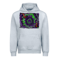 Heather Grey halloween witch hat backgraund Urban Hoodie - RanaPortraitStore