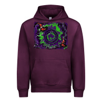 Mauve Wine halloween witch hat backgraund Urban Hoodie - RanaPortraitStore
