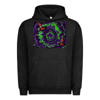 Pigment Black halloween witch hat backgraund Urban Hoodie - RanaPortraitStore