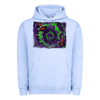 Pigment Grape Ice halloween witch hat backgraund Urban Hoodie - RanaPortraitStore