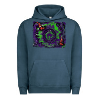 Pigment Midnight Navy halloween witch hat backgraund Urban Hoodie - RanaPortraitStore