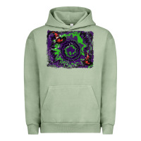 Pigment Oil Green halloween witch hat backgraund Urban Hoodie - RanaPortraitStore