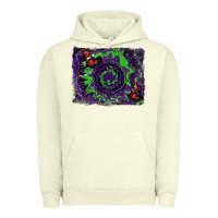 Pigment Pistachio halloween witch hat backgraund Urban Hoodie - RanaPortraitStore