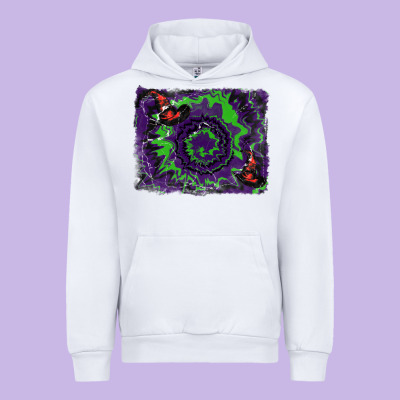 Halloween Witch Hat Backgraund Urban Hoodie Designed By Ranaportraitstore