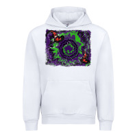 White halloween witch hat backgraund Urban Hoodie - RanaPortraitStore