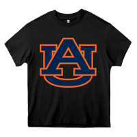 Black auburn tigers Heavy Core Tee - artisFamous