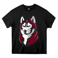 Black bloomsburg huskies Heavy Core Tee - artisFamous