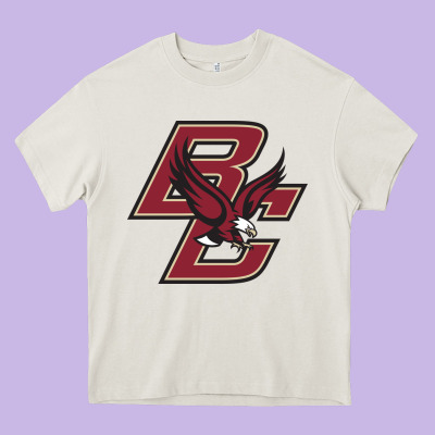 Boston College Eagles Heavy Core Tee Designed By Artisfamous