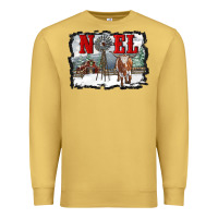 Antique Gold noel with windmill and farm Premium Sweatshirt - RanaPortraitStore