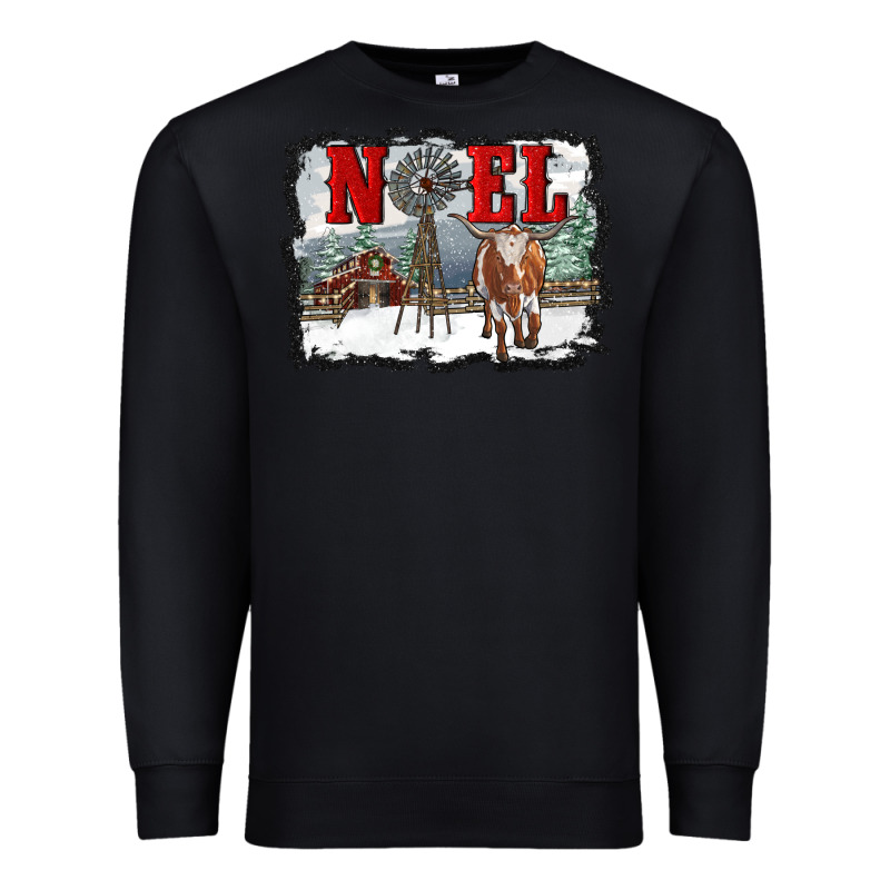 Noel With Windmill And Farm Premium Sweatshirt by RanaPortraitStore | Teevron