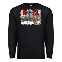 Black noel with windmill and farm Premium Sweatshirt - RanaPortraitStore