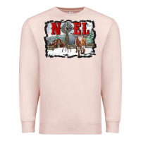 Pale Pink noel with windmill and farm Premium Sweatshirt - RanaPortraitStore