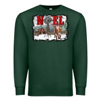 Sports Green noel with windmill and farm Premium Sweatshirt - RanaPortraitStore