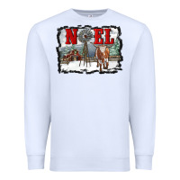 White noel with windmill and farm Premium Sweatshirt - RanaPortraitStore