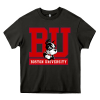 Asphalt boston university terriers Heavy Core Tee - artisFamous