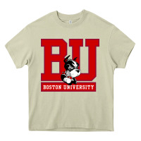 Mossy boston university terriers Heavy Core Tee - artisFamous