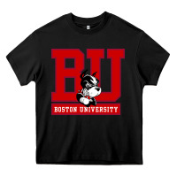 Black boston university terriers Heavy Core Tee - artisFamous