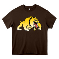 Chocolate Brown bowie state bulldogs Heavy Core Tee - artisFamous