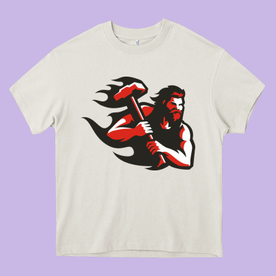 Cal U Vulcans Heavy Core Tee Designed By Artisfamous