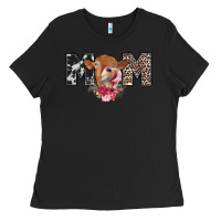 Black mom cow Ladies Tee - CowhideDigitalArt