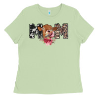 Matcha mom cow Ladies Tee - CowhideDigitalArt