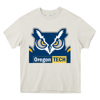 Cream Oregon Tech Gift Heavy Core Tee - artisFamous