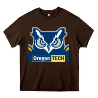 Chocolate Brown Oregon Tech Gift Heavy Core Tee - artisFamous