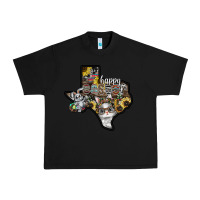 Black Happy Easter Texas Urban Heavy Tee - CowhideDigitalArt