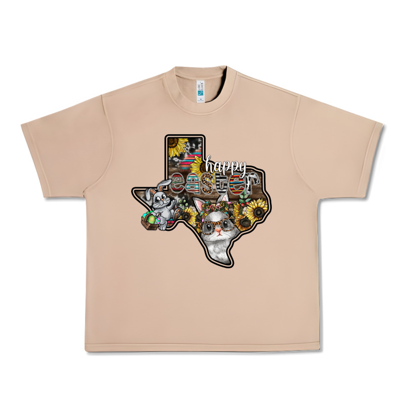 Happy Easter Texas Urban Heavy Tee by CowhideDigitalArt | Teevron