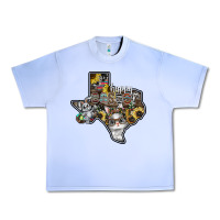 Grape Ice Happy Easter Texas Urban Heavy Tee - CowhideDigitalArt