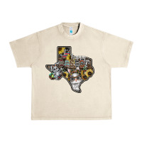 Sandshell Happy Easter Texas Urban Heavy Tee - CowhideDigitalArt
