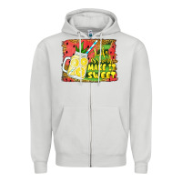 Dove Grey life is short make it sweet Zipper Hoodie - Jasminsmagicworld