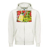 Oatmeal Heather life is short make it sweet Zipper Hoodie - Jasminsmagicworld
