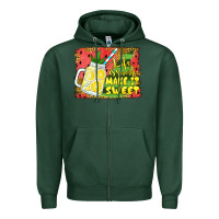 Sports Green life is short make it sweet Zipper Hoodie - Jasminsmagicworld